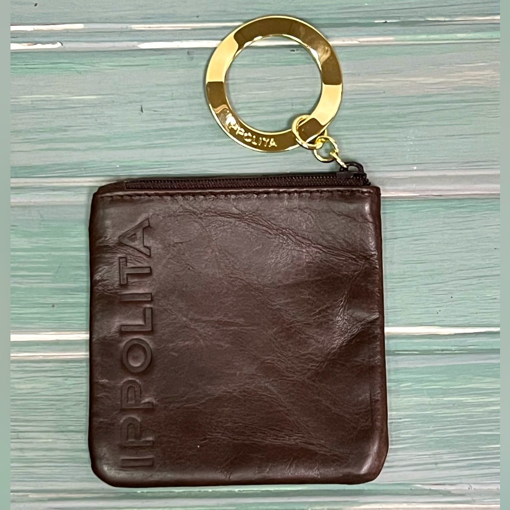 Ippolita Italian Leather Card Case Keyring